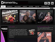 Tablet Screenshot of dianeris.com